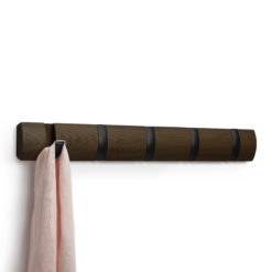 Alternative view of Designový věšák FLIP 5 HOOK ořech, 51 cm, UMBRA