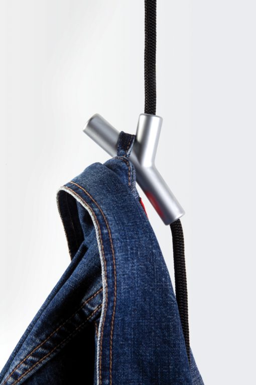 Designový věšák WARDROPE chrome matt, černý, Depot4Design - Image 3