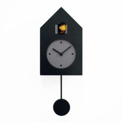 hodiny s kyvadlem černé moderní