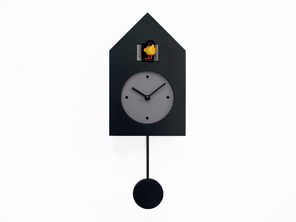 Kyvadlové hodiny FREEBIRD BADASS černé, 42 cm, Progetti