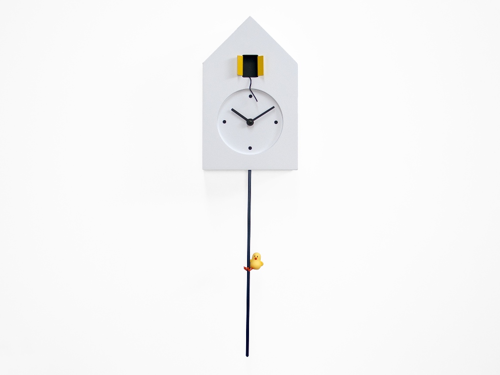 Kyvadlové hodiny FREEBIRD TARZAN bílé, 58 cm, Progetti