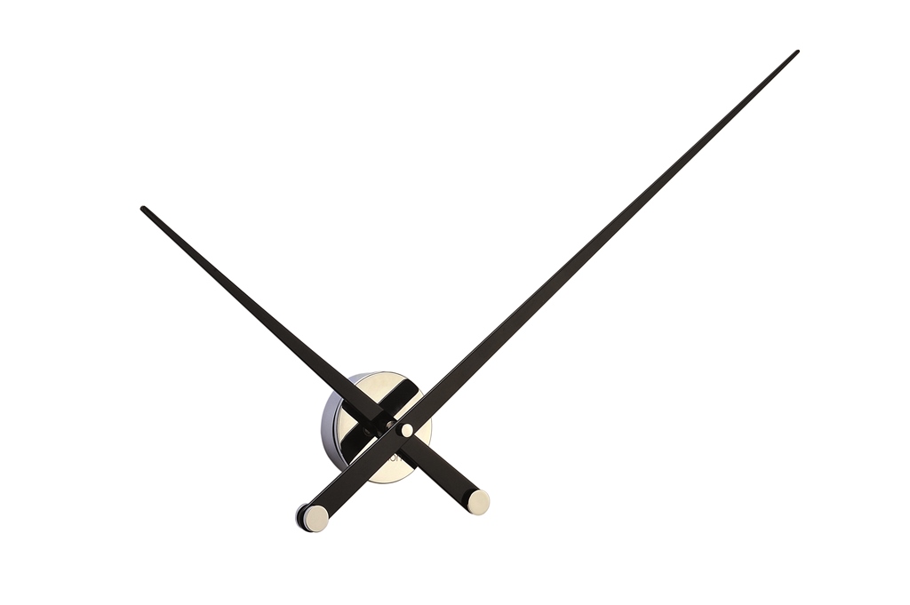 Nástěnné hodiny AXIOMA L černé, 100 cm, Nomon