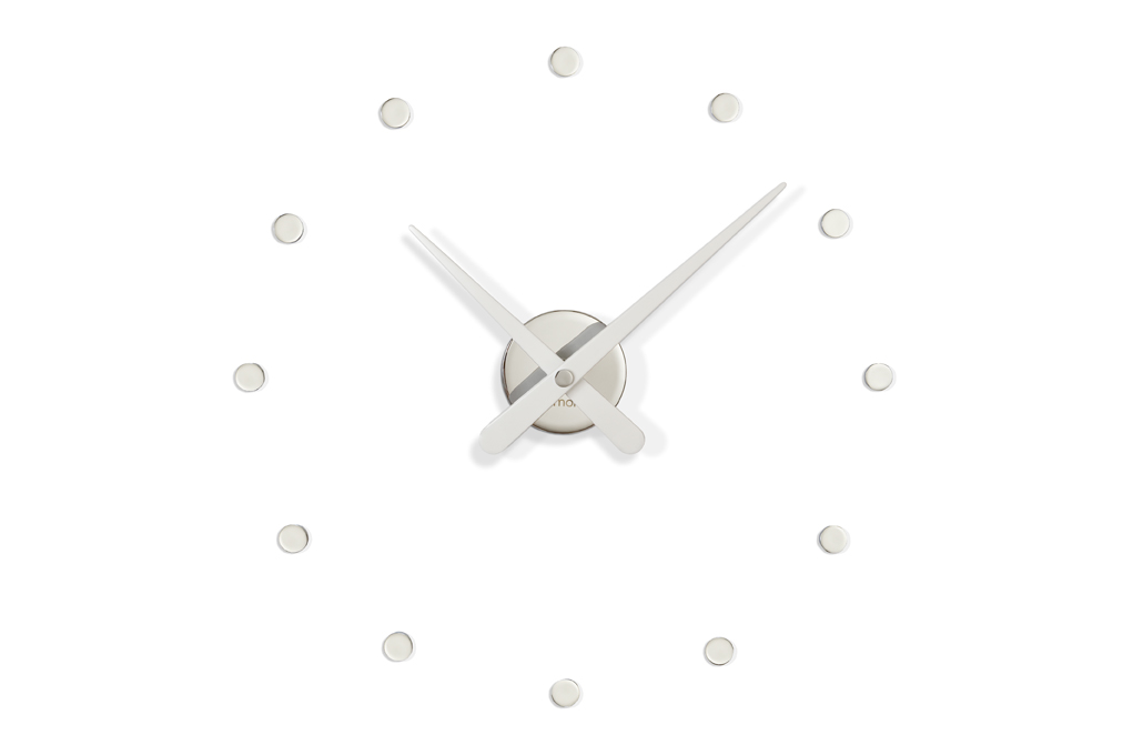 Nástěnné hodiny RODON MINI L bílé, 50 cm, Nomon