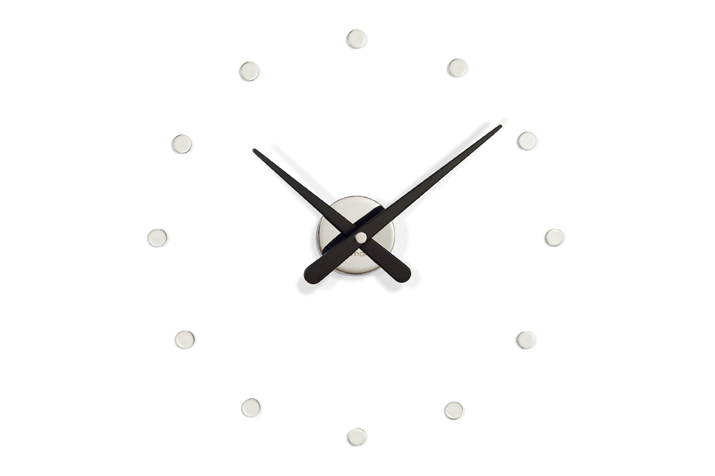 Nástěnné hodiny RODON MINI L černé, 50 cm, Nomon