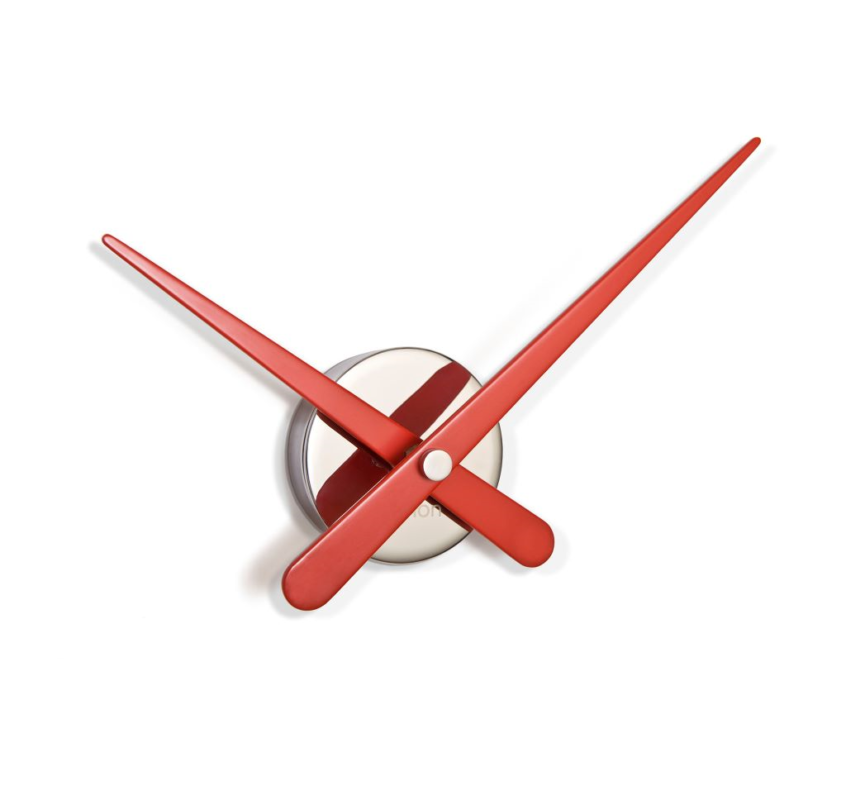 Nástěnné hodiny AXIOMA MINI L červené, 37 cm, Nomon
