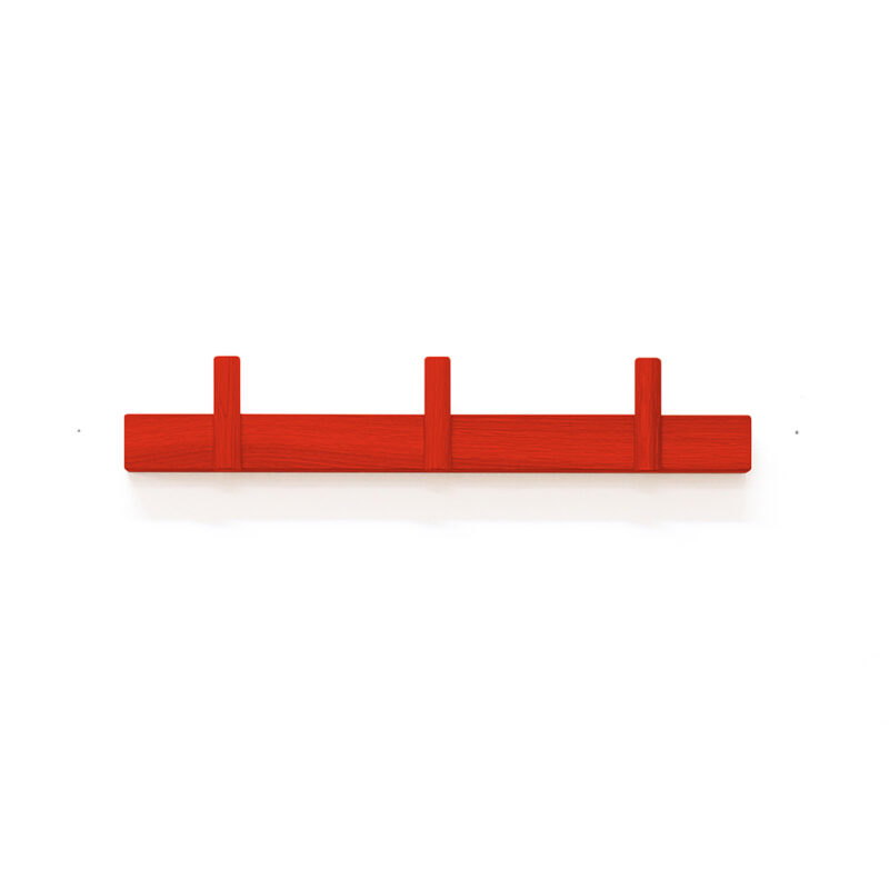 Designový věšák LINE UP červený, 41,5 cm, Depot4Design